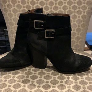 Lucky Brand suede bootie